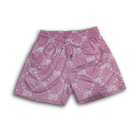 "DFG" PRINTED SHORTS