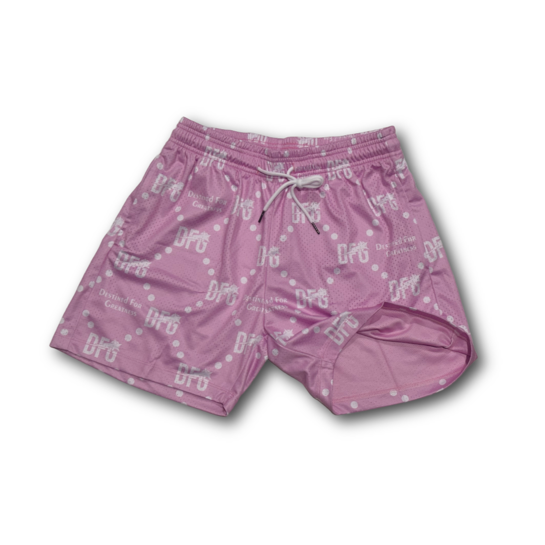 "DFG" PRINTED SHORTS